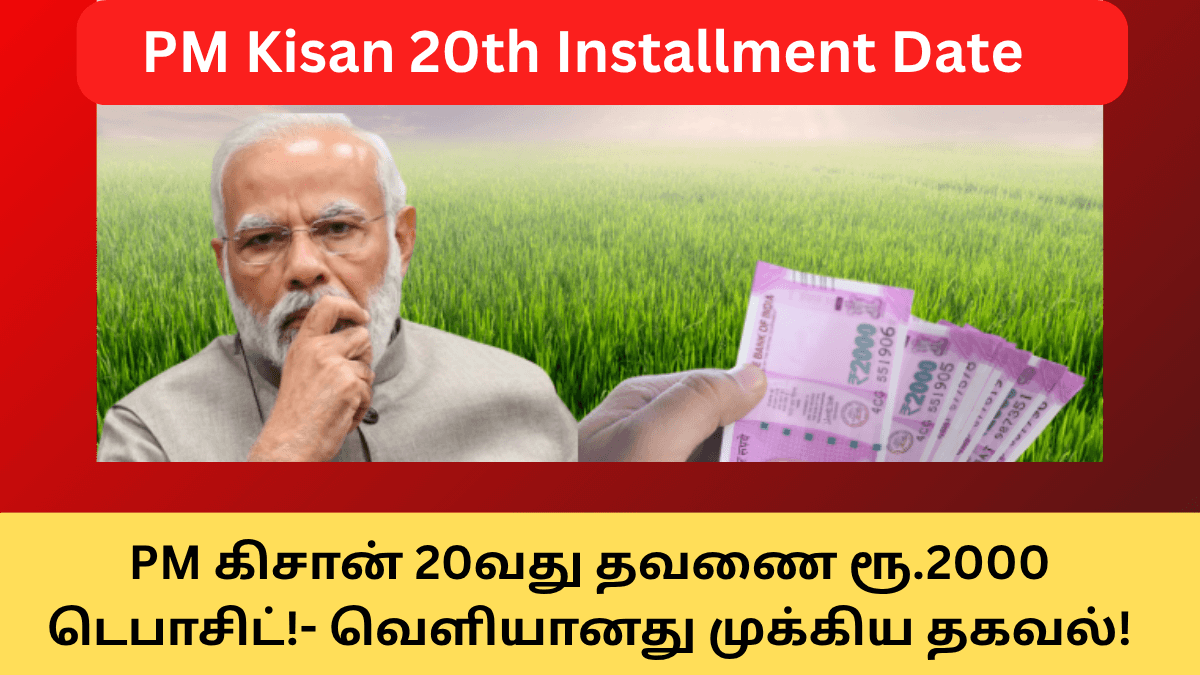 PM Kisan 20th Installment Date